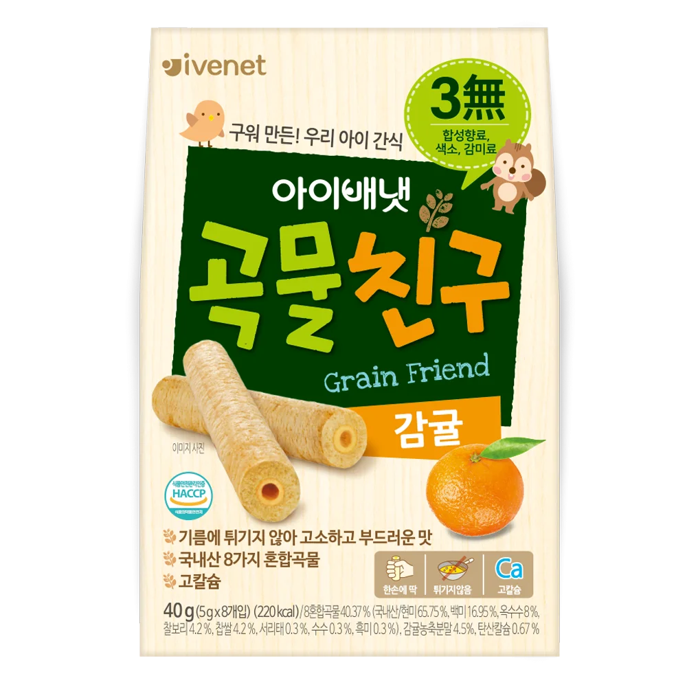 THỰC PHẨM BỔ SUNG BÁNH XỐP IVENET VỊ QUÝT