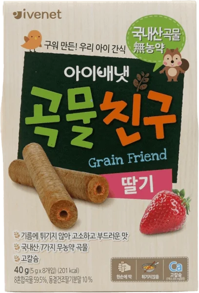 Thực phẩm bổ sung BÁNH XỐP IVENET VỊ DÂU