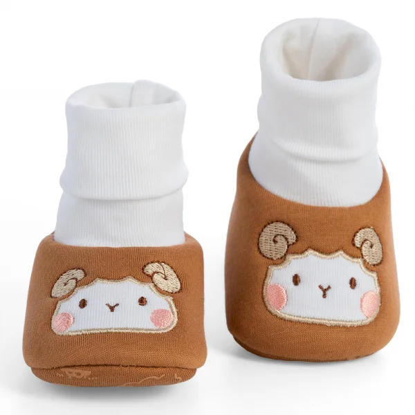 Giày sơ sinh cao cổ Animo A2404_MN002 (9-11,Vàng)