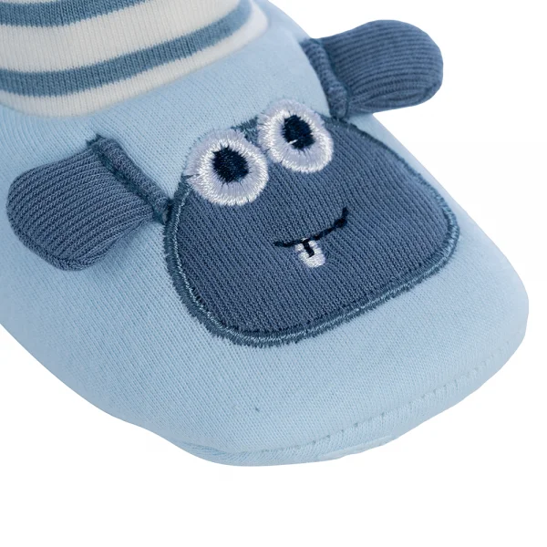 Giày sơ sinh cao cổ Animo A2404_MN004 (9-11,Xanh)