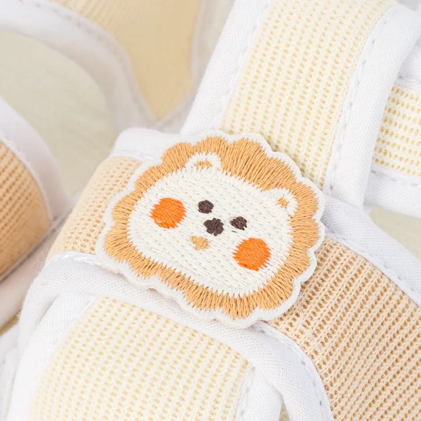 Giày tập đi bé trai Animo A2404_MN042 (12-14,Kem)