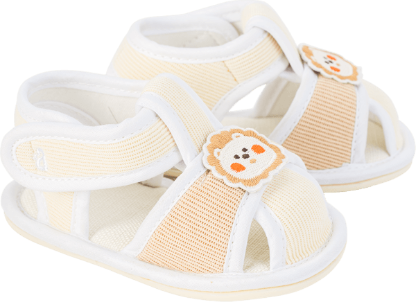 Giày tập đi bé trai Animo A2404_MN042 (12-14,Kem)