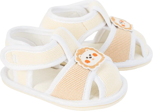 Giày tập đi bé trai Animo A2404_MN042 (12-14,Kem)