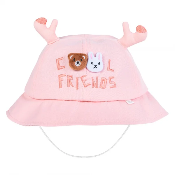 Nón bé gái lớn vành tròn Animo A2404_MN009 (54cm,Hồng)