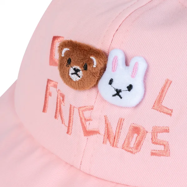 Nón bé gái lớn vành tròn Animo A2404_MN009 (54cm,Hồng)