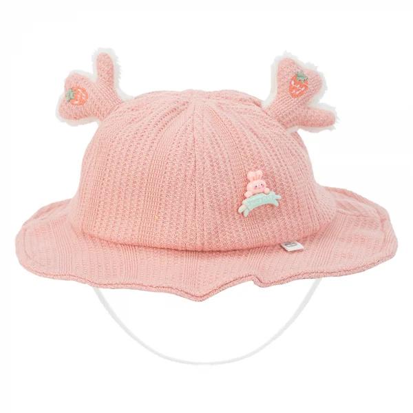 Nón vành tròn bé gái Animo A2404_MN025 (48cm,Hồng)