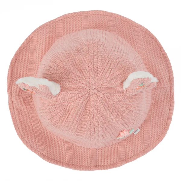 Nón vành tròn bé gái Animo A2404_MN025 (48cm,Hồng)