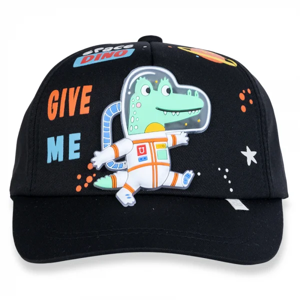 Nón bé trai lớn lưỡi trai Animo A2404_MN014 (52cm,Đen)