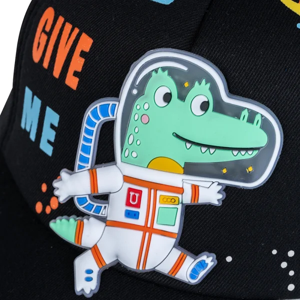 Nón bé trai lớn lưỡi trai Animo A2404_MN014 (52cm,Đen)