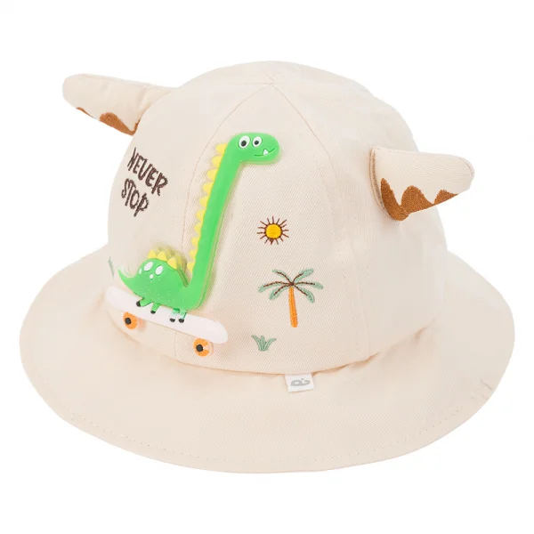 Nón vành tròn bé trai Animo A2404_MN022 (48cm,Kem)