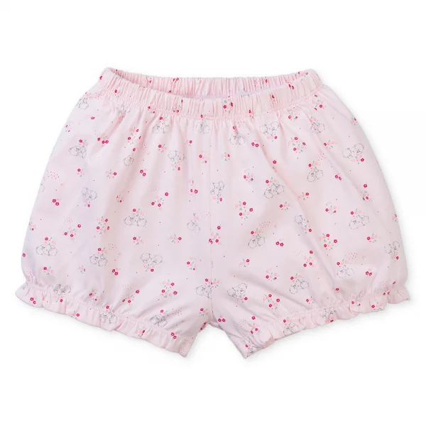 Bộ bé gái ngắn BST Gấu và hoa Animo BH0424001(6M-6Y,Trắng)