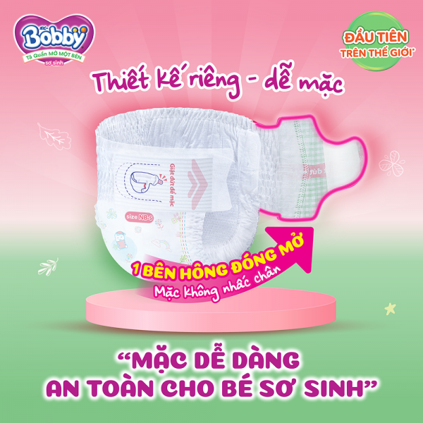 Tã Quần Mở Một Bên Bobby S-M62