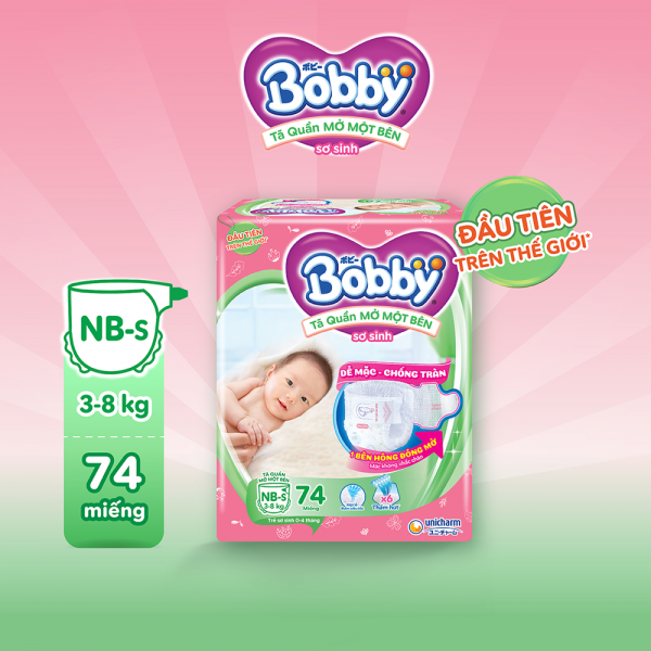 Tã Quần Mở Một Bên Bobby NB-S74