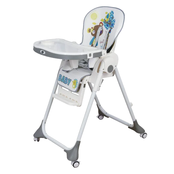 Ghế ngồi ăn cao Mastela MSTL-1015-PUPRIN-T1 màu xám (Xám)