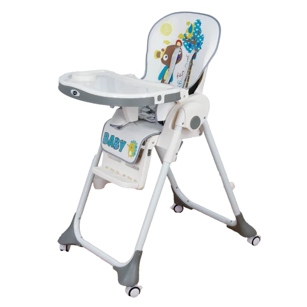 Ghế ngồi ăn cao Mastela MSTL-1015-PUPRIN-T1 màu xám (Xám)