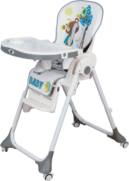 Ghế ngồi ăn cao Mastela MSTL-1015-PUPRIN-T1 màu xám (Xám)