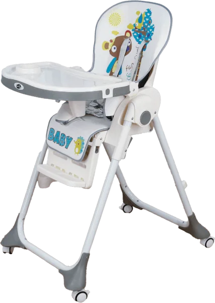 Ghế ngồi ăn cao Mastela MSTL-1015-PUPRIN-T1 màu xám (Xám)