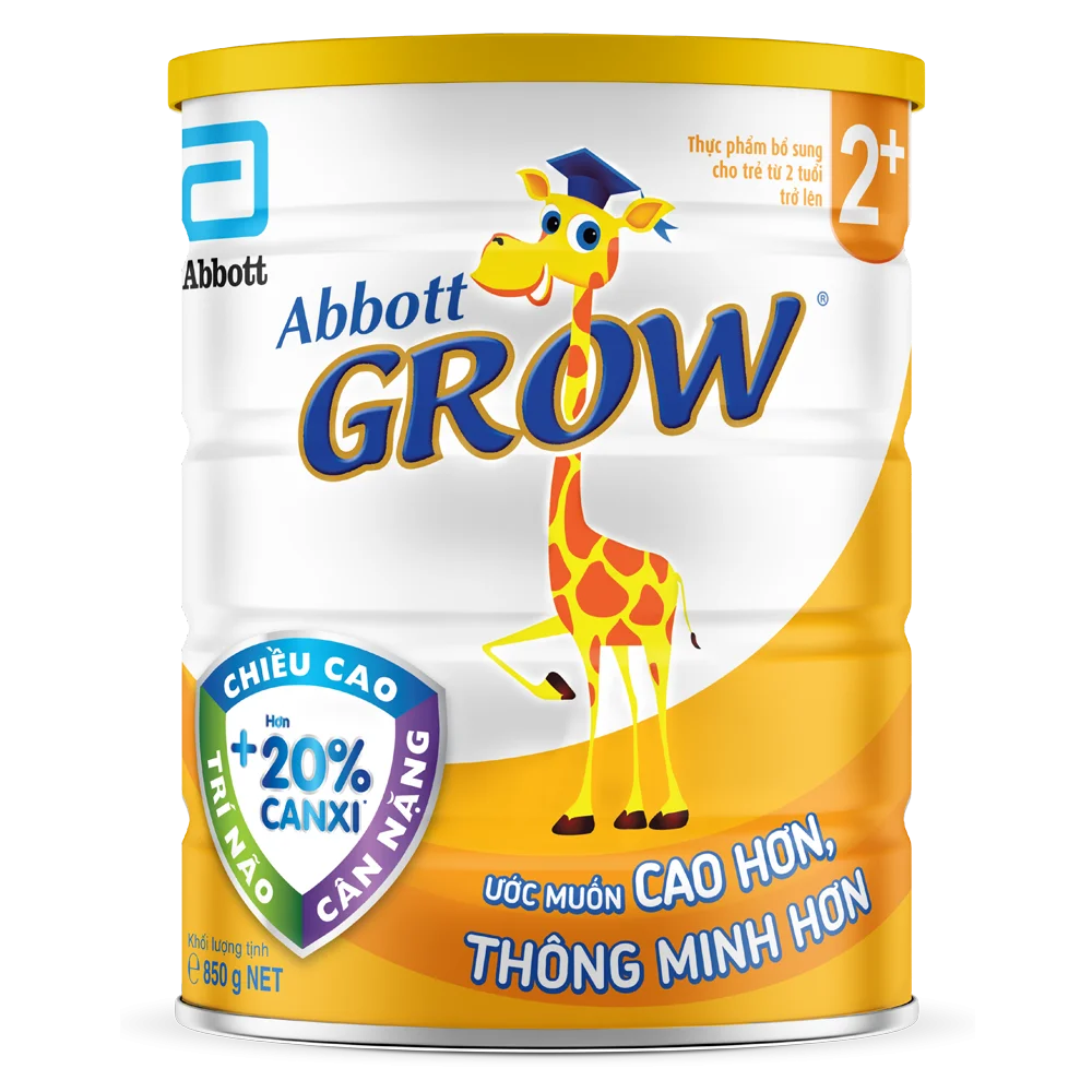 Combo 5 Sữa Abbott Grow 2+ 850g (trên 2 tuổi)