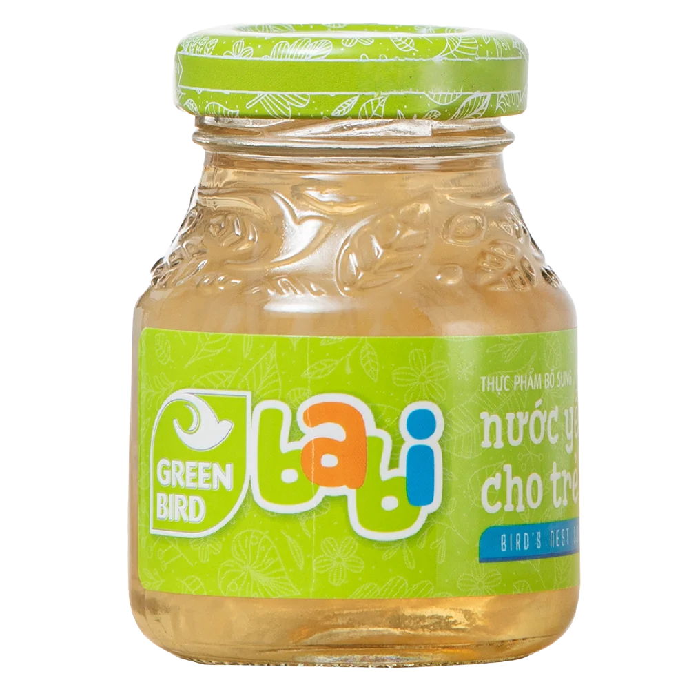 Nước yến sào cho trẻ em Green Babi hương Vani 72g - Lốc 4