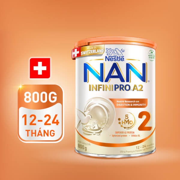 Sữa NAN INFINIPRO A2 800g số 2 (1-2 tuổi)