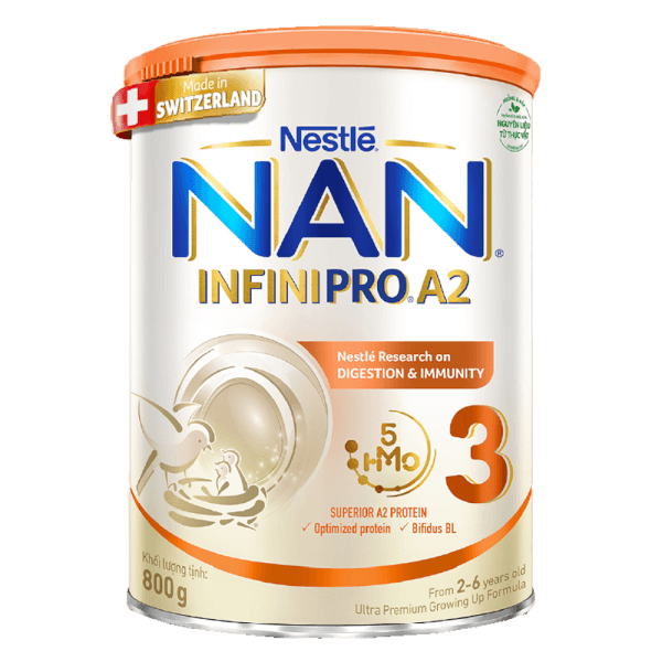 Sữa NAN INFINIPRO A2 800g số 3 (2-6 tuổi)