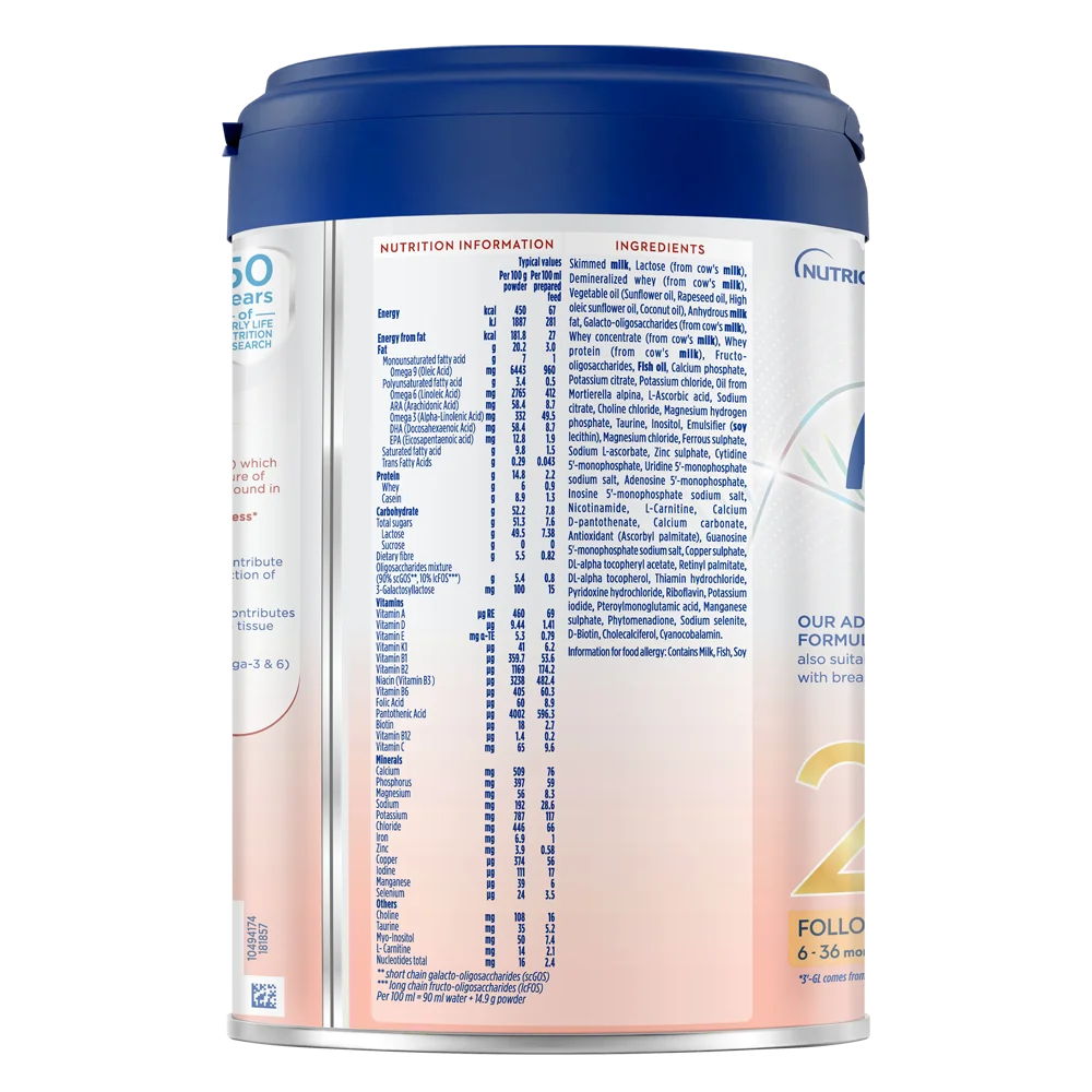 Sữa Aptamil Profutura Duobiotik 2 800g (6-36 tháng)