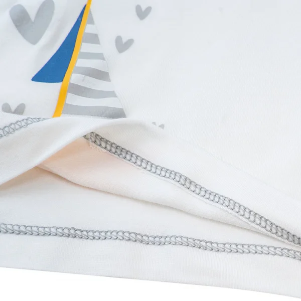 Bộ sơ sinh tính năng ngắn, vải modal BST Thiên nga Animo BMC822072 (12-24M,Xanh)