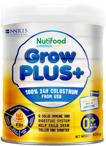 Sữa GrowPLUS+ Sữa non Vàng 800g (0-12 tháng)