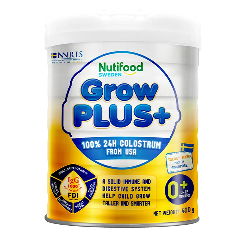Sữa GrowPLUS+ Sữa non Vàng 400g (0-12 tháng)