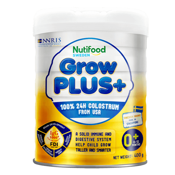 Sữa GrowPLUS+ Sữa non Vàng 400g (0-12 tháng)