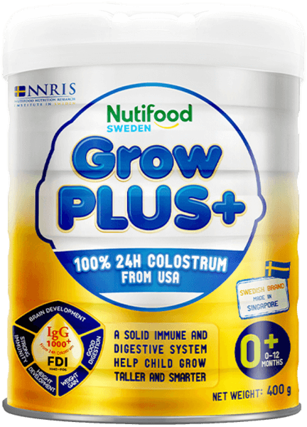 Sữa GrowPLUS+ Sữa non Vàng 400g (0-12 tháng)