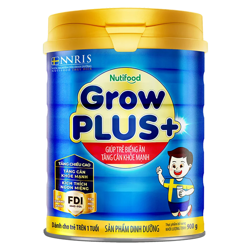 Combo 3 Sữa GrowPLUS+ Xanh 900g (từ 1 tuổi)