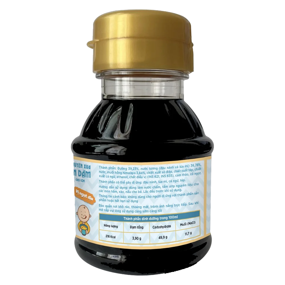 Nước tương vị tare Thuyền Xưa Ăn Dặm Cho Con 100ml