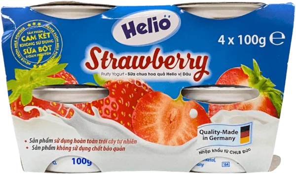 Sữa chua hoa quả Helio vị Dâu