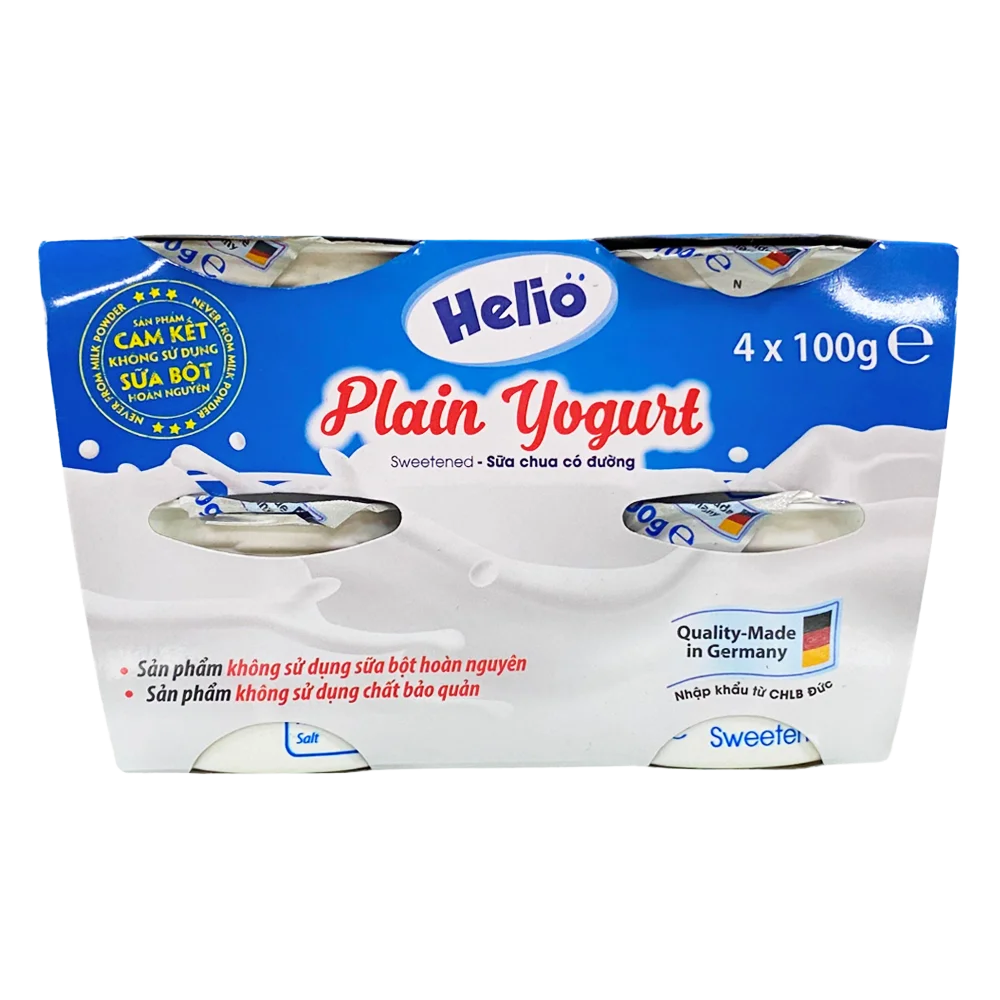 Sữa chua Helio có đường