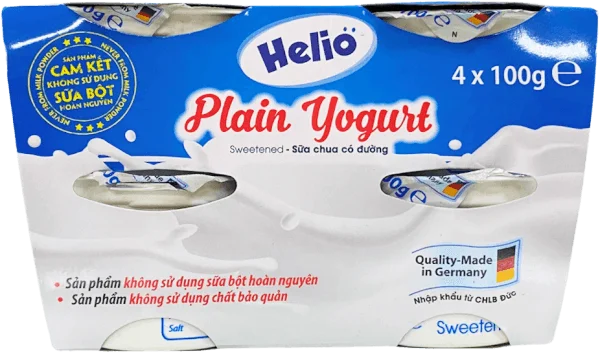 Sữa chua Helio có đường