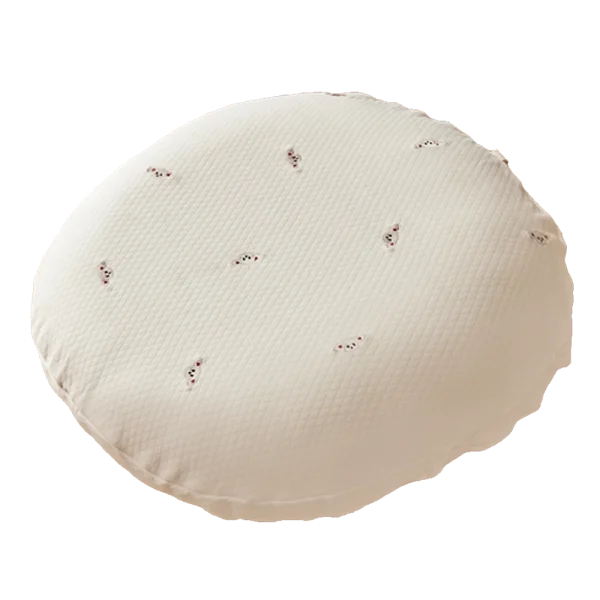 Gối chống trào ngược ROTOTO BEBE Airmesh gỗ sồi nguyên khối (Kem,Nơ gấu/Poodle, Giao mẫu ngẫu nhiên)