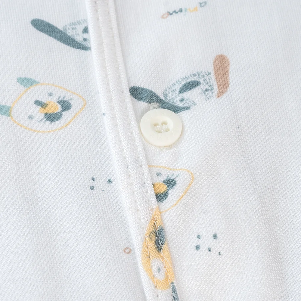 Set 2 áo sơ sinh cài giữa tay ngắn Animo Easy KV0724001 (NB,Trắng-HT Cún con)