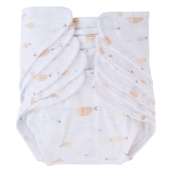 Set 5 tã vải sơ sinh Animo BA0624021 (NB,Nhiều màu, Giao mẫu ngẫu nhiên)