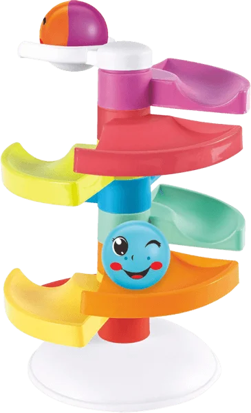 Đồ chơi giáo dục ghép hình cầu trượt và thả bóng lăn mặt cười RFD577192 C404