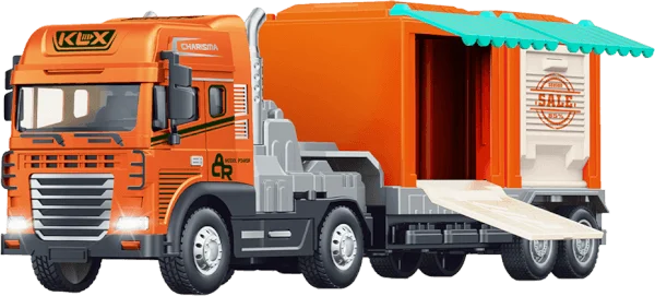 Xe chở hàng chạy trớn có âm thanh và đèn RFD541677 C404 (Cam)