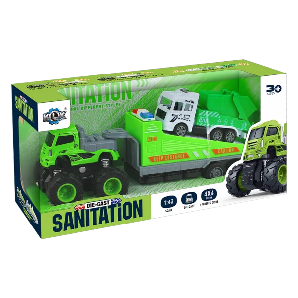 Xe địa hình cứu hộ xe vệ sinh môi trường chạy trớn RFD533402 C404 (Xanh)