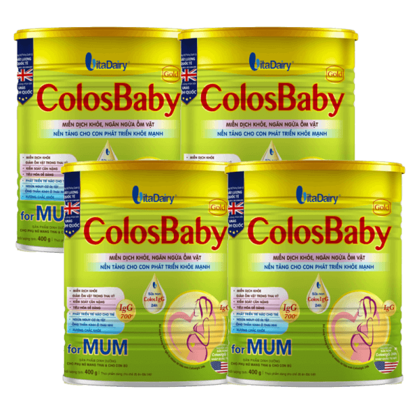 Combo 4 Sữa bầu Colosbaby Gold Mum 400g