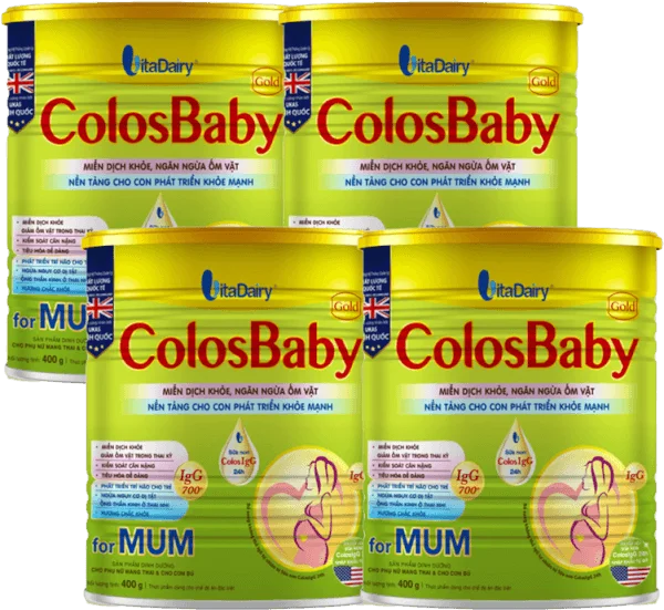 Combo 4 Sữa bầu Colosbaby Gold Mum 400g