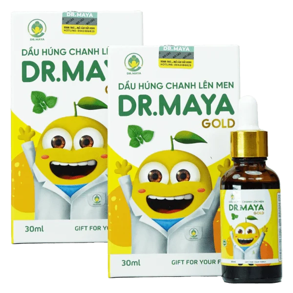 Combo 2 Dầu húng chanh lên men Dr. Maya Gold