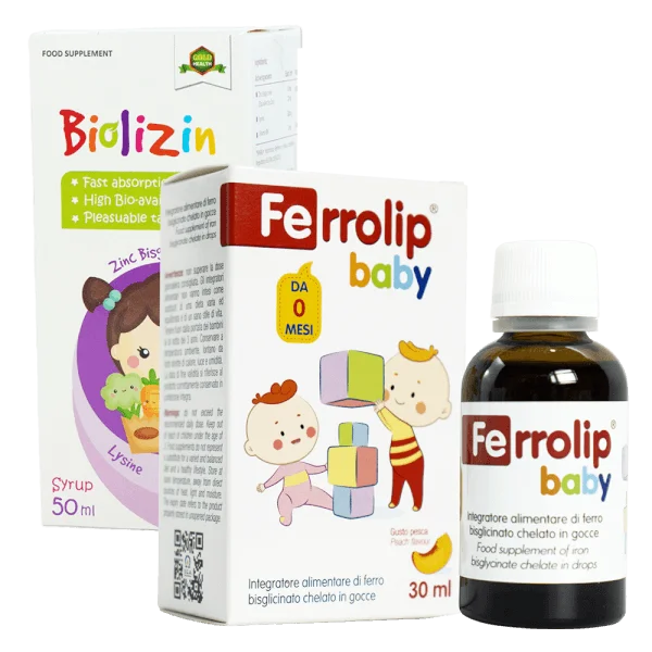 Combo 1 Biolizin và 1 Ferrolip baby