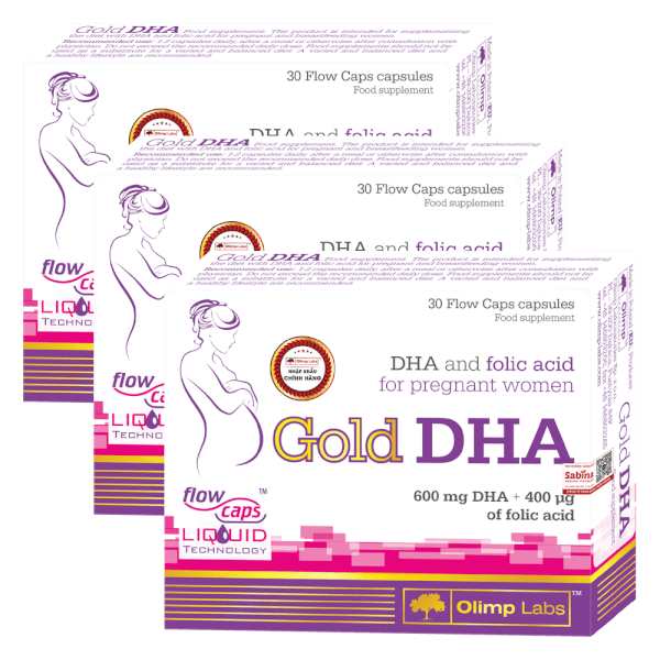 Combo 3 Thực phẩm bảo vệ sức khỏe Gold DHA