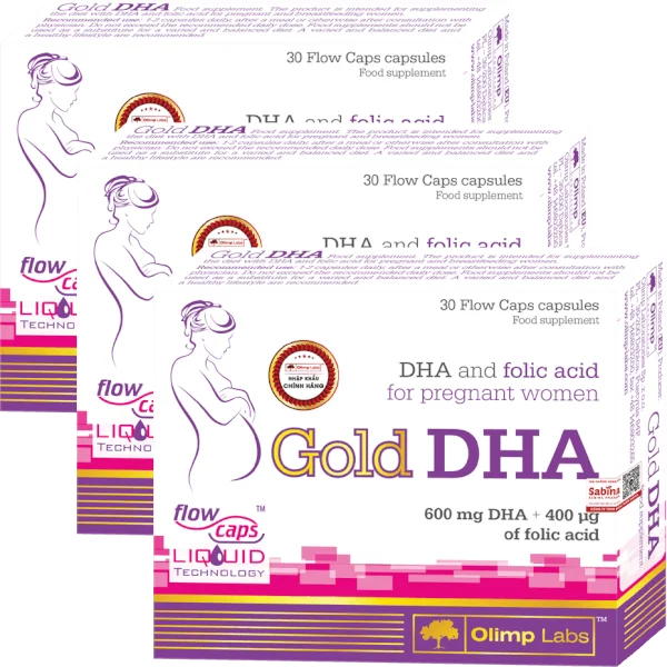 Combo 3 Thực phẩm bảo vệ sức khỏe Gold DHA