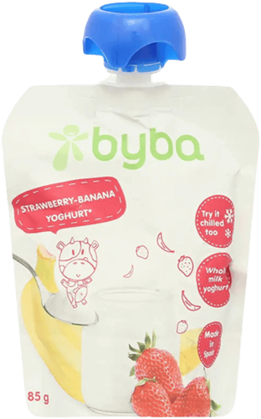Sữa chua Byba - vị dâu chuối 85g