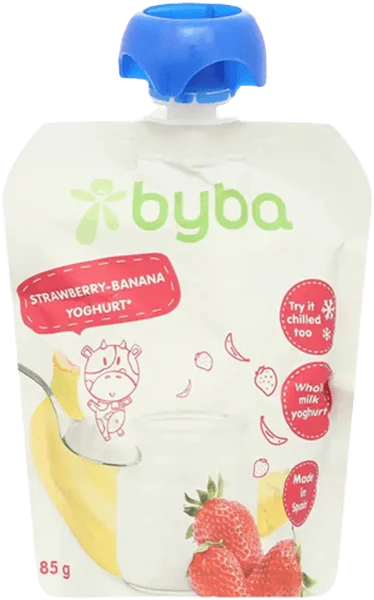 Sữa chua Byba - vị dâu chuối 85g